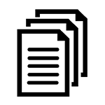a black background with a black square